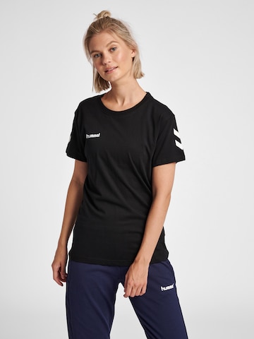 melns Hummel Sporta krekls: no priekšpuses