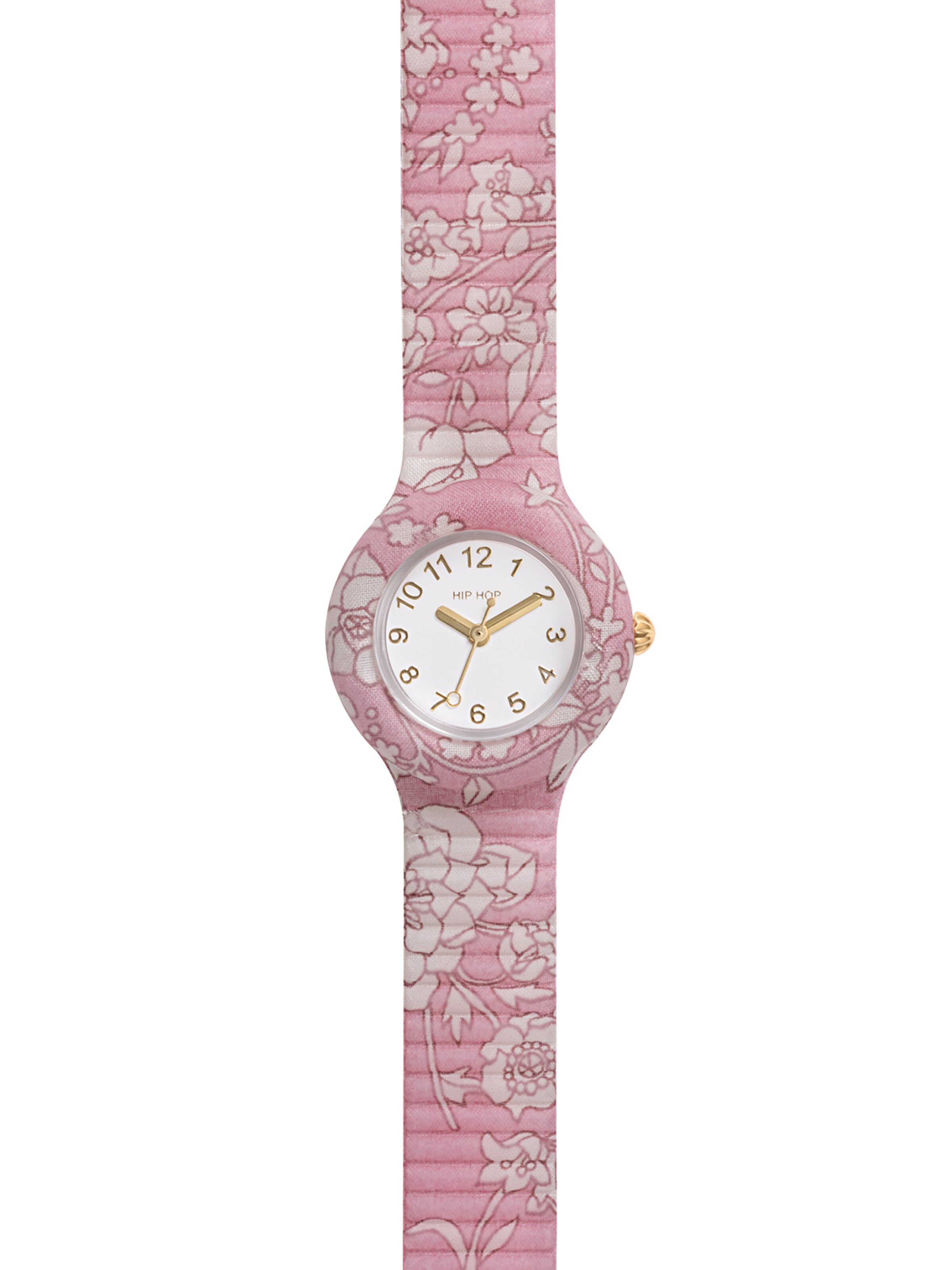 Hip Hop Analog watch 'Winter Blosom' in Pink