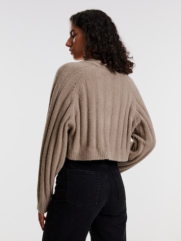 EDITED Knit Cardigan 'Geena' in Beige