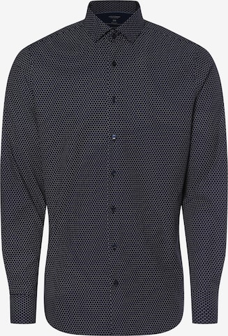 OLYMP Slim fit Button Up Shirt in Blue: front