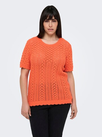 Pull-over 'CARSaga' ONLY Carmakoma en orange