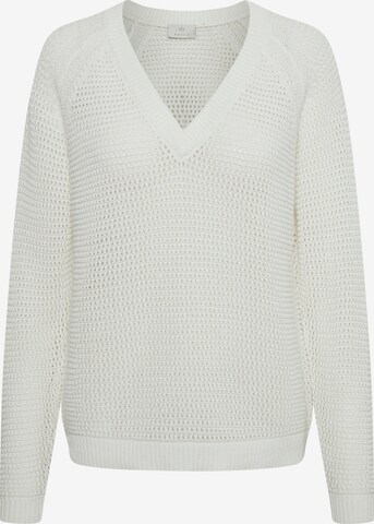 Kaffe Sweater 'Jolan' in White: front