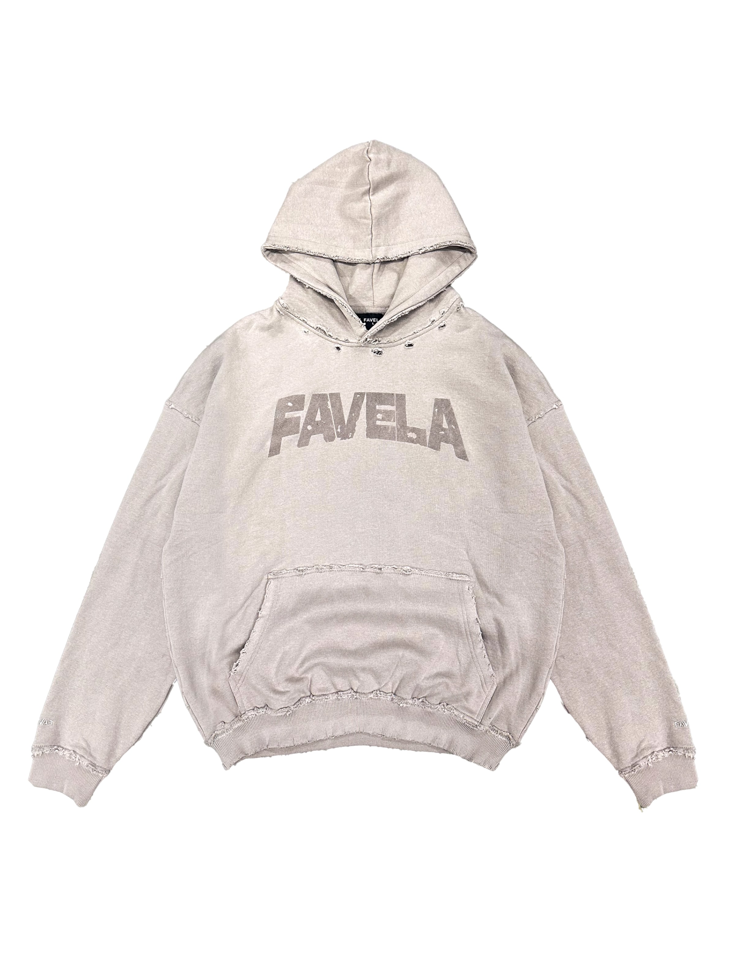 FAVELA Sweatshirt 'Puff' in Grey: front