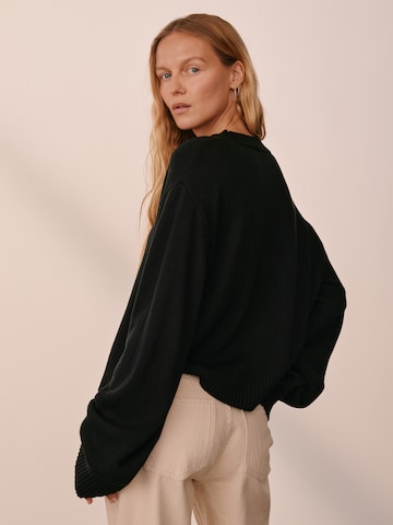 ABOUT YOU x Marie von Behrens Sweater 'Gwen' in Black