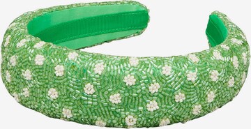 BeckSöndergaard Šperky do vlasů 'Enrice' – zelená: přední strana