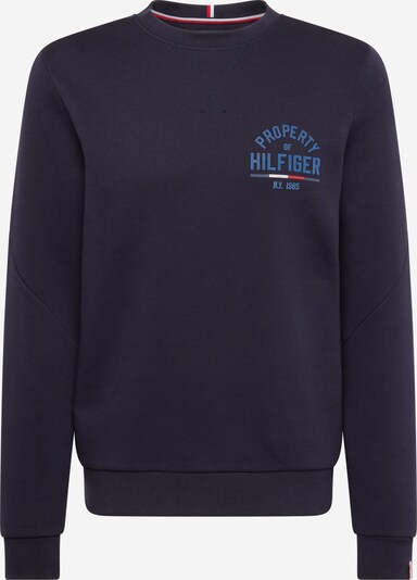 TOMMY HILFIGER Sweatshirt in blau / navy / rot / weiß, Produktansicht
