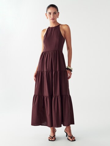 Willa - Vestido 'Aquila' en marrón: frente