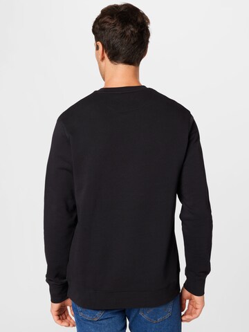 WRANGLER Sweatshirt 'Sign off' in Schwarz