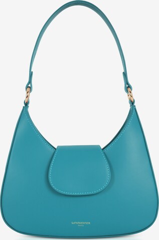 Borsa a spalla 'Obolo' di LeParmentier in blu: frontale
