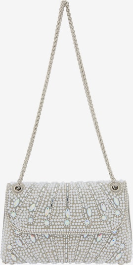 Geantă de umăr faina pe gri argintiu / argintiu / alb, Vizualizare produs