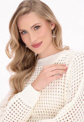 DreiMaster Klassik Sweater in White