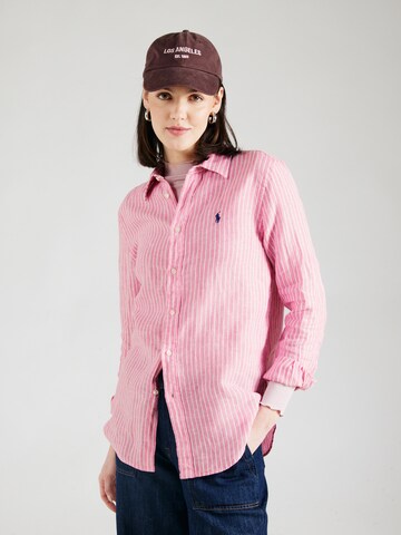 Camicia da donna 'CLASSIC' di Polo Ralph Lauren in rosa: frontale