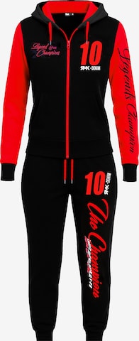 RMK Sportanzug 'Champions' in Rot: Vorderseite