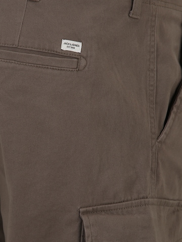 Jack & Jones Plus Regular Cargobroek 'JOE' in Bruin