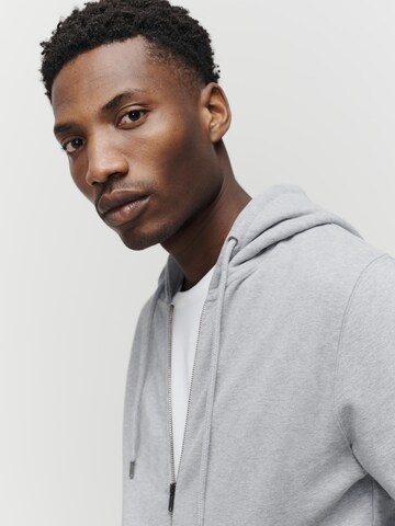 SANVT Sweat jacket 'The Zip Hoodie' in Grey