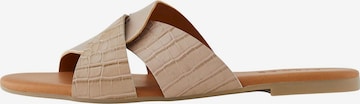 PIECES - Zapatos abiertos 'Vulma' en marrón: frente