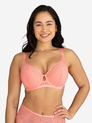 SugarShape T-Shirt Rintaliivi 'SENSLA LUXE' värissä vaaleanpunainen: etupuoli