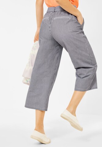 CECIL Wide leg Trousers in Blue
