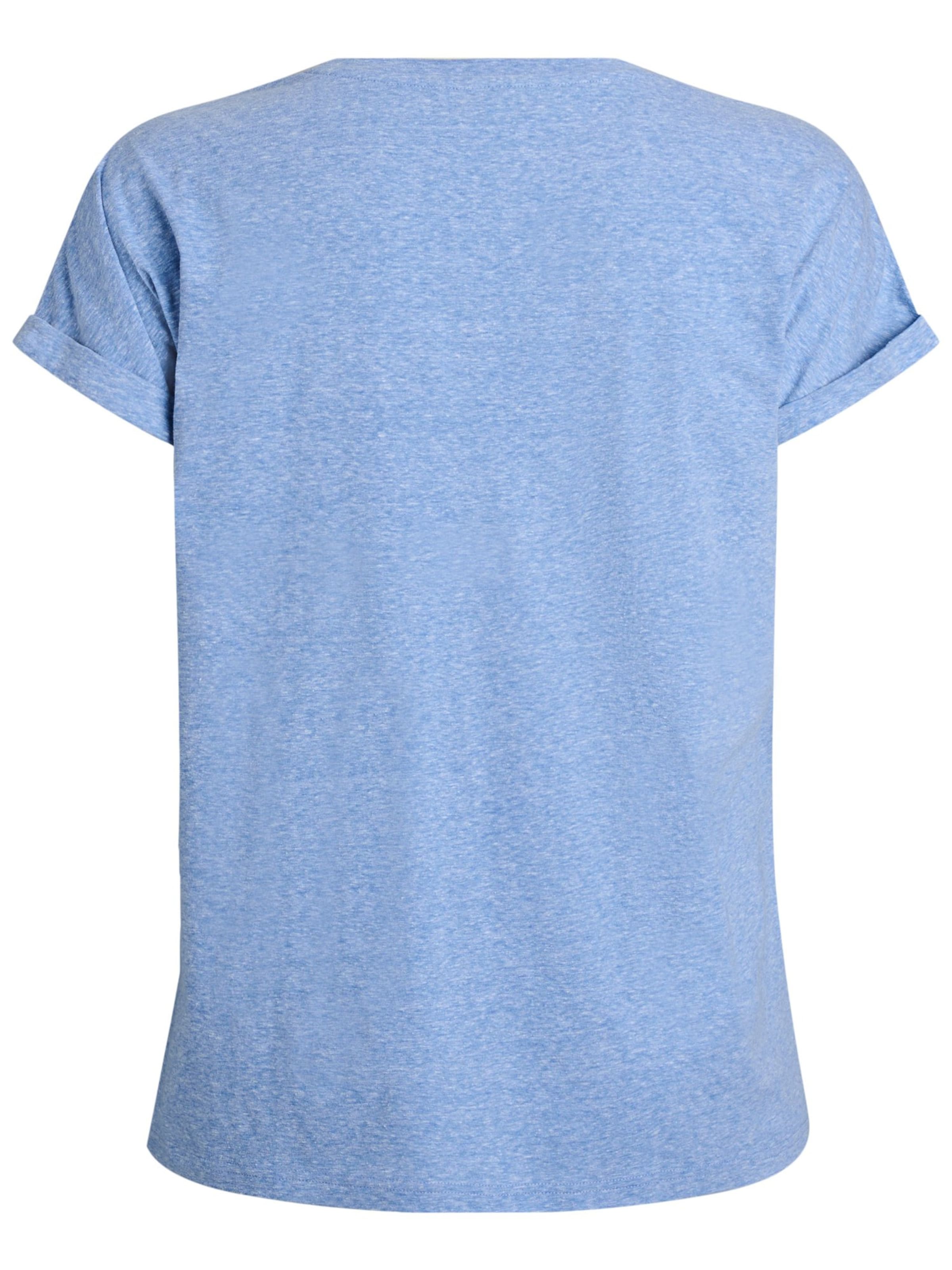 Zizzi Μπλουζάκι 'Vava' σε μπλε