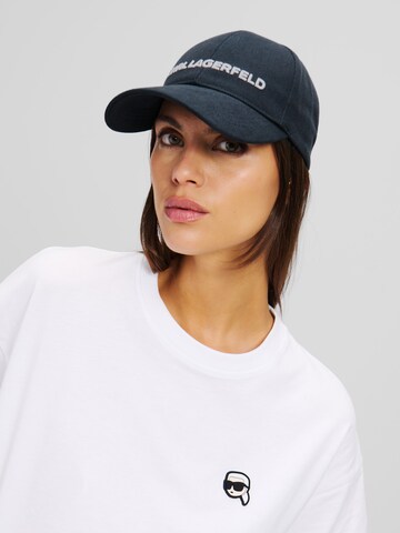 Karl Lagerfeld Cap in Black: front