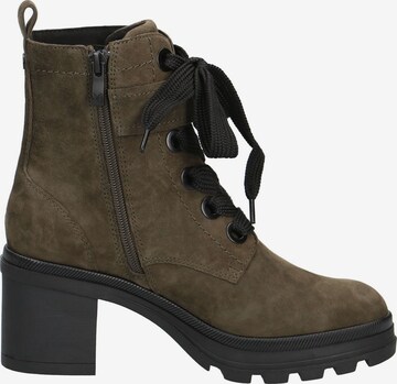 CAPRICE Lace-Up Ankle Boots in Green
