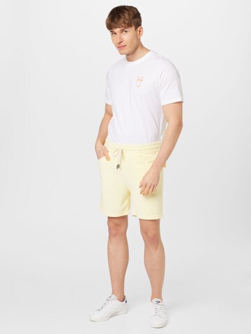 MOUTY Regular Trousers 'June' in Yellow