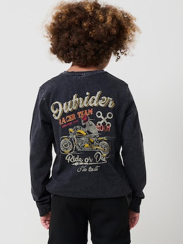 KOROSHI Majica | črna barva: sprednja stran