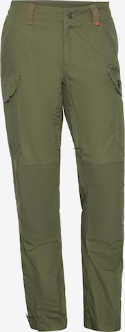 DANISH ENDURANCE Regular Functionele broek 'Explorer Hiking' in Groen: voorkant