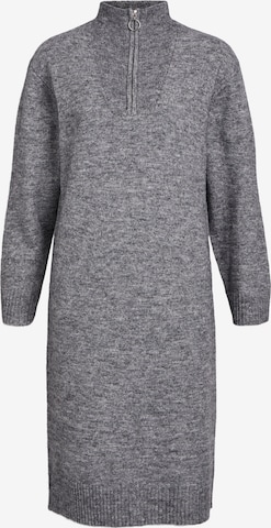 OBJECT Knitted dress 'Minna' in Grey: front