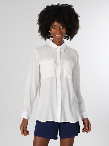 Colin's Blouse in Wit: voorkant