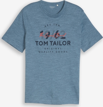 TOM TAILOR Tričko – modrá: přední strana