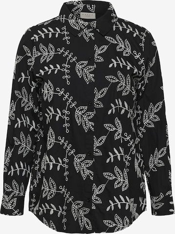 Chemisier 'KCElory' KAFFE CURVE en noir : devant