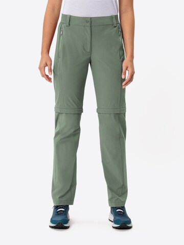 VAUDE Regular Outdoor trousers 'Farley' in Green: front