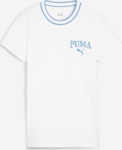 PUMA T-shirt 'SQUAD' i ljusblå / svart / vit, Produktvy