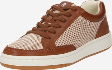 Lauren Ralph Lauren Sneakers low 'HAILEY 4' i beige: forside