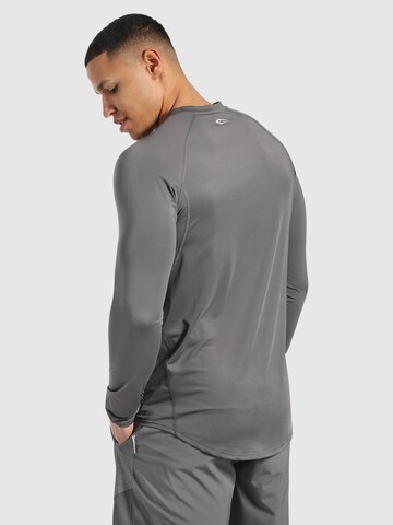 T-Shirt ' Powerfit ' Smilodox en gris