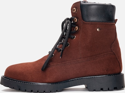 nae Vegan Shoes Boots med snörning 'Gadea' i 36 i rostbrun / svart, Produktvy