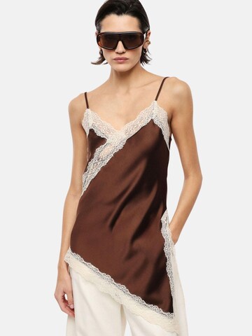 IMPERIAL Top in Brown: front
