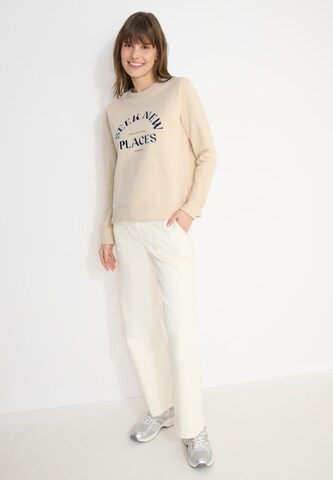 CECIL Sweatshirt in Beige