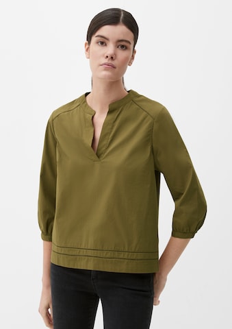 s.Oliver Blouse in Groen: voorkant