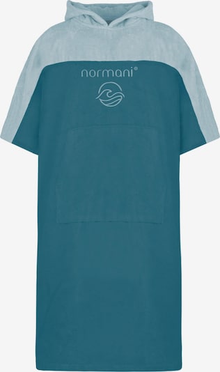 normani Poncho 'Kuta' in pastellblau / petrol, Produktansicht
