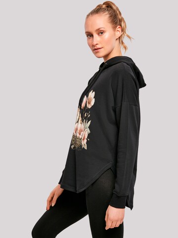 F4NT4STIC Sweatshirt 'Vogelnest Blumen' in Black