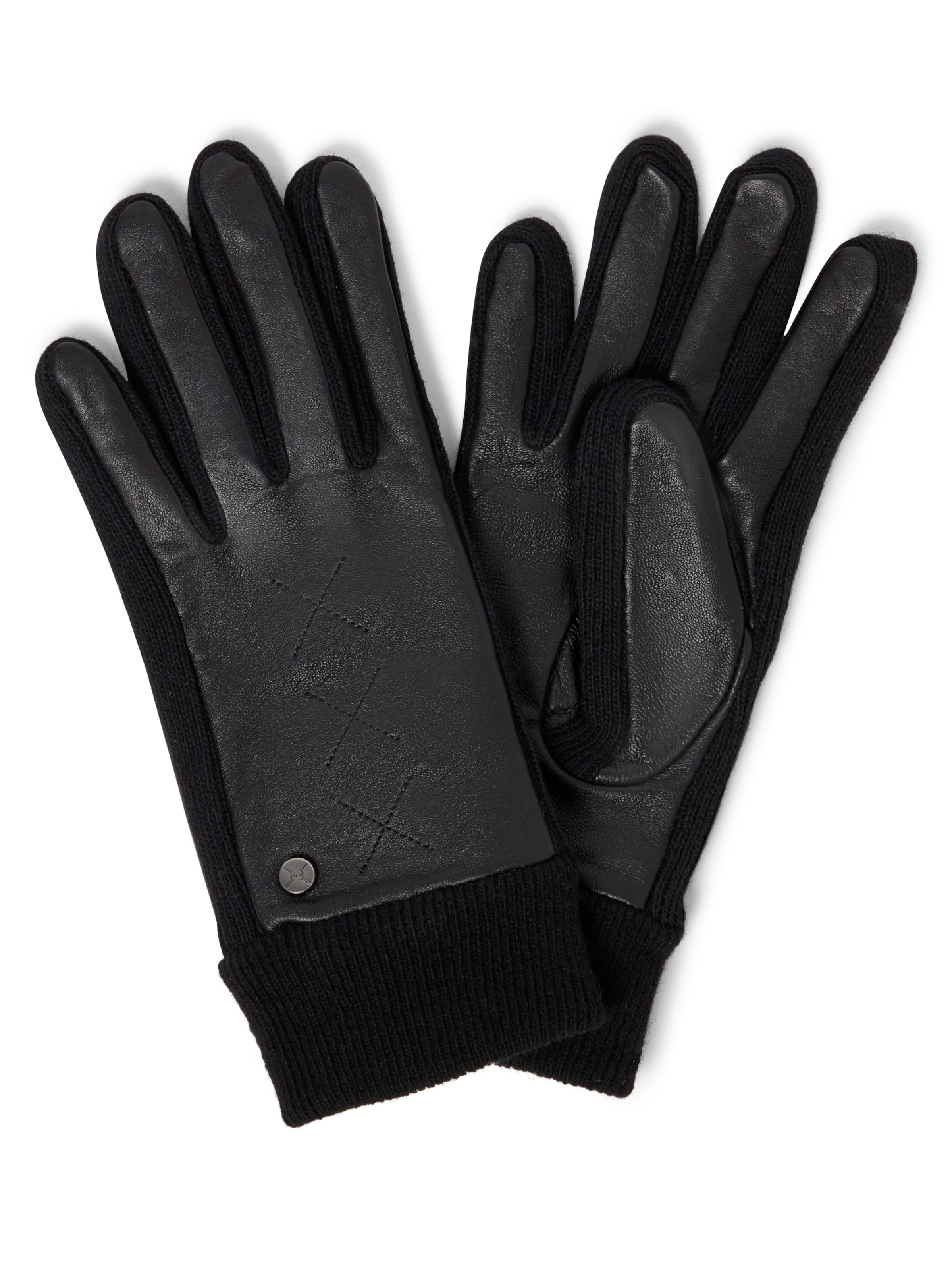 Pearlwood Full Finger Gloves 'Smilla' in Black: front