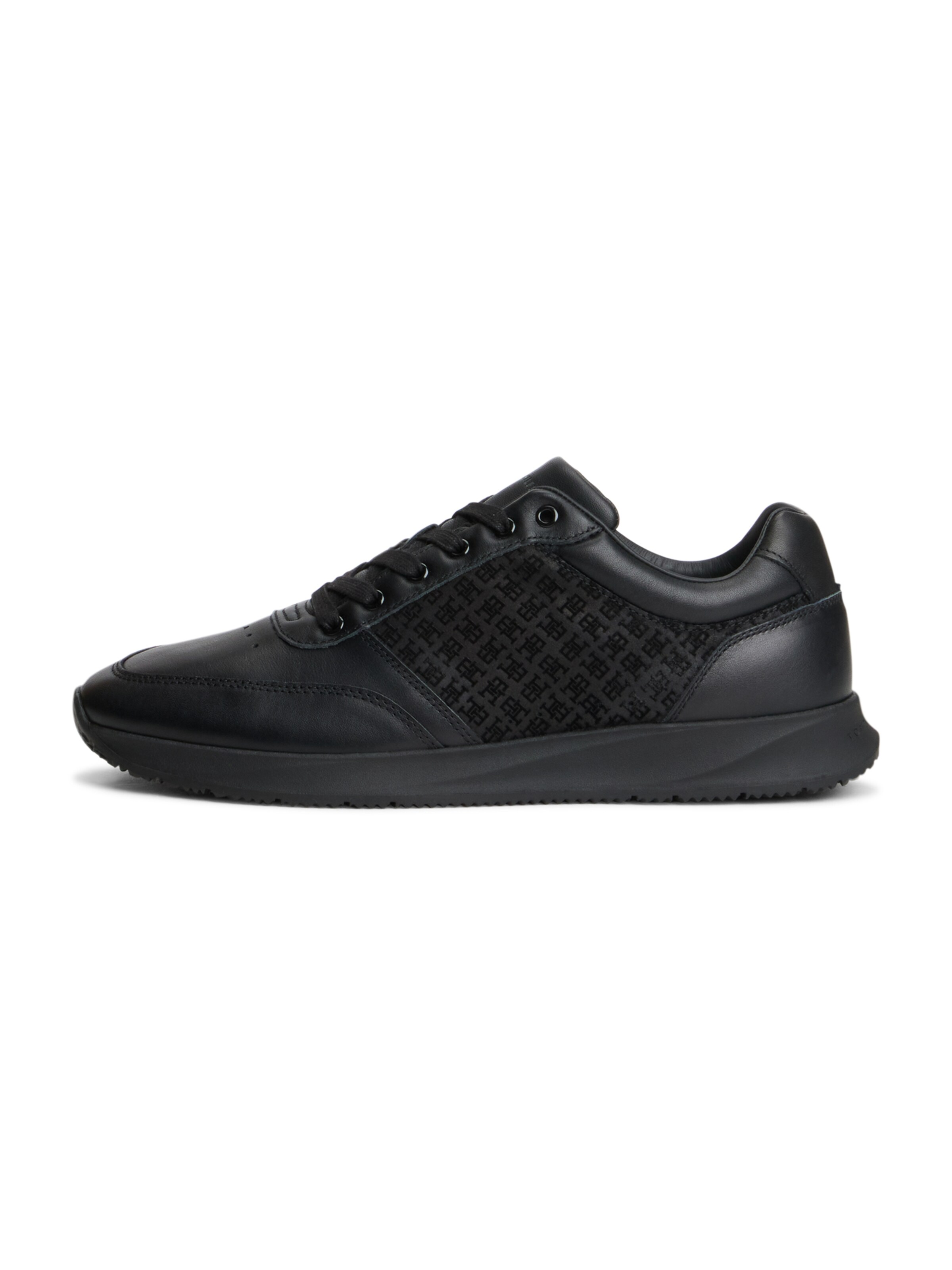 TOMMY HILFIGER - Zapatillas deportivas bajas 'ELEVATED TH MONO MIX RUNNER' en negro: frente