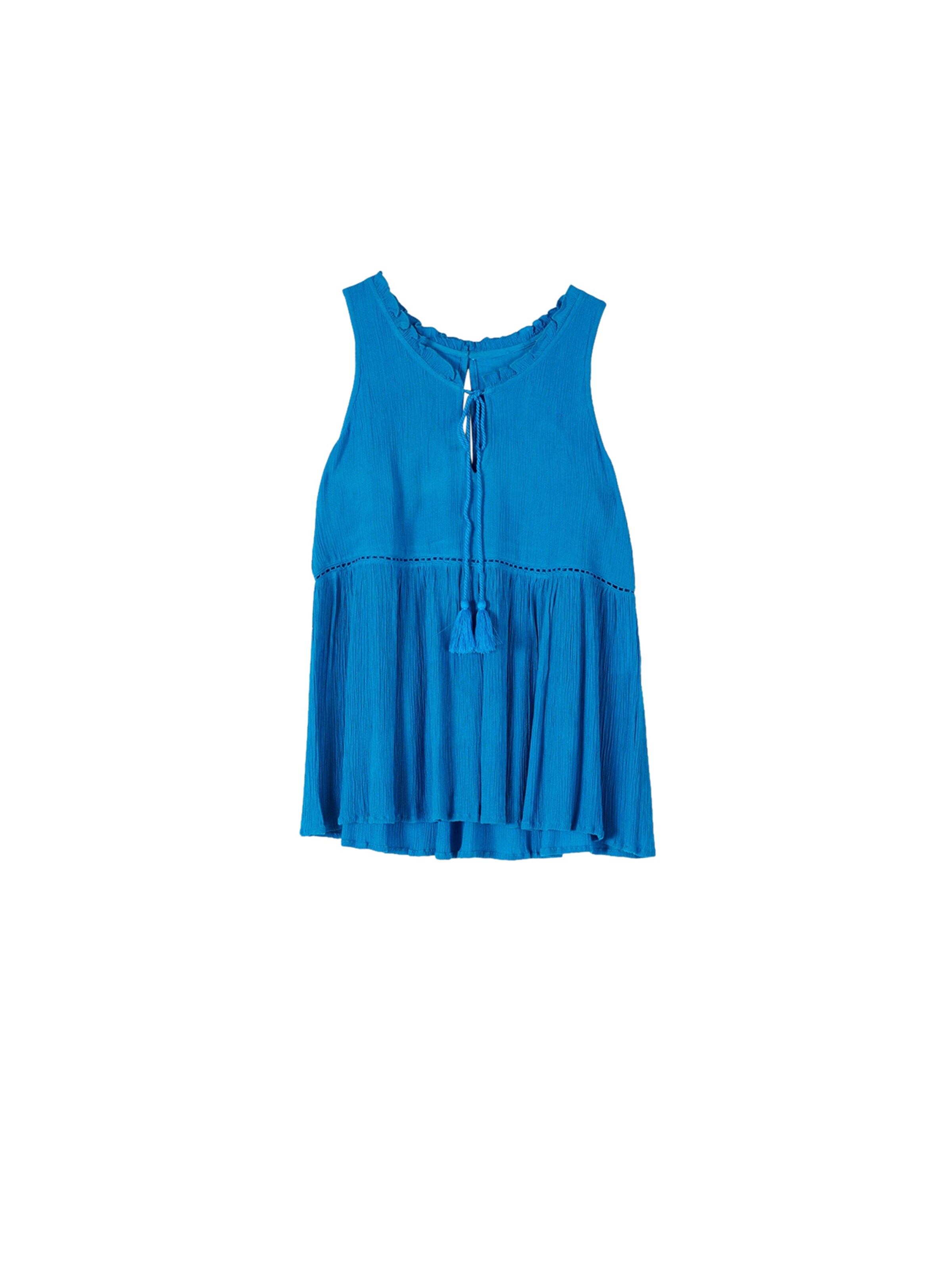 Top 'TAYA' di Camomilla Italia in blu: frontale