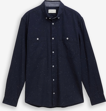 TOM TAILOR Regular Fit Hemd in Blau: Vorderseite
