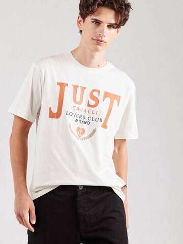 Just Cavalli Tričko – bílá: přední strana