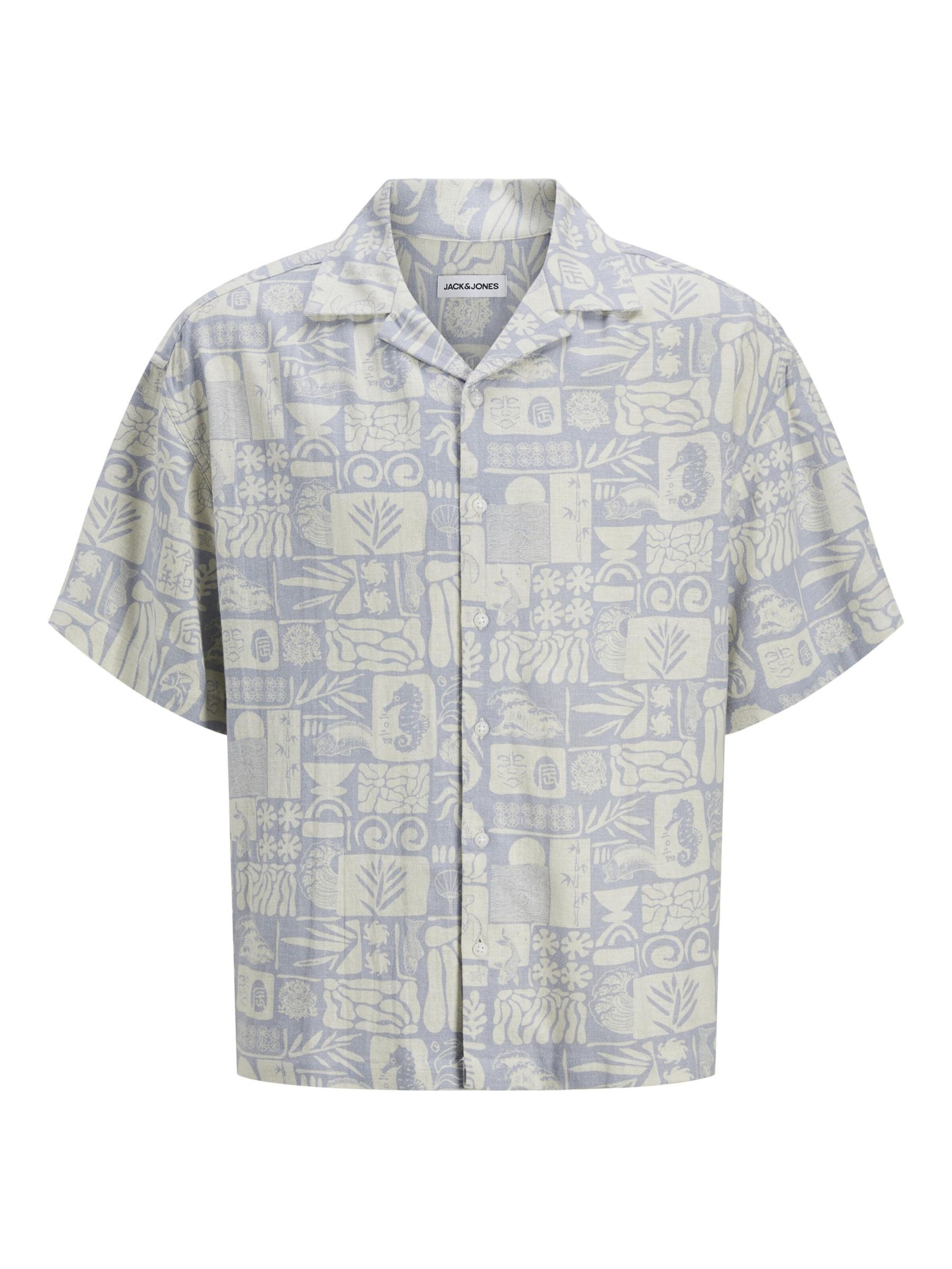 JACK & JONES Comfort fit Overhemd in Blauw: voorkant