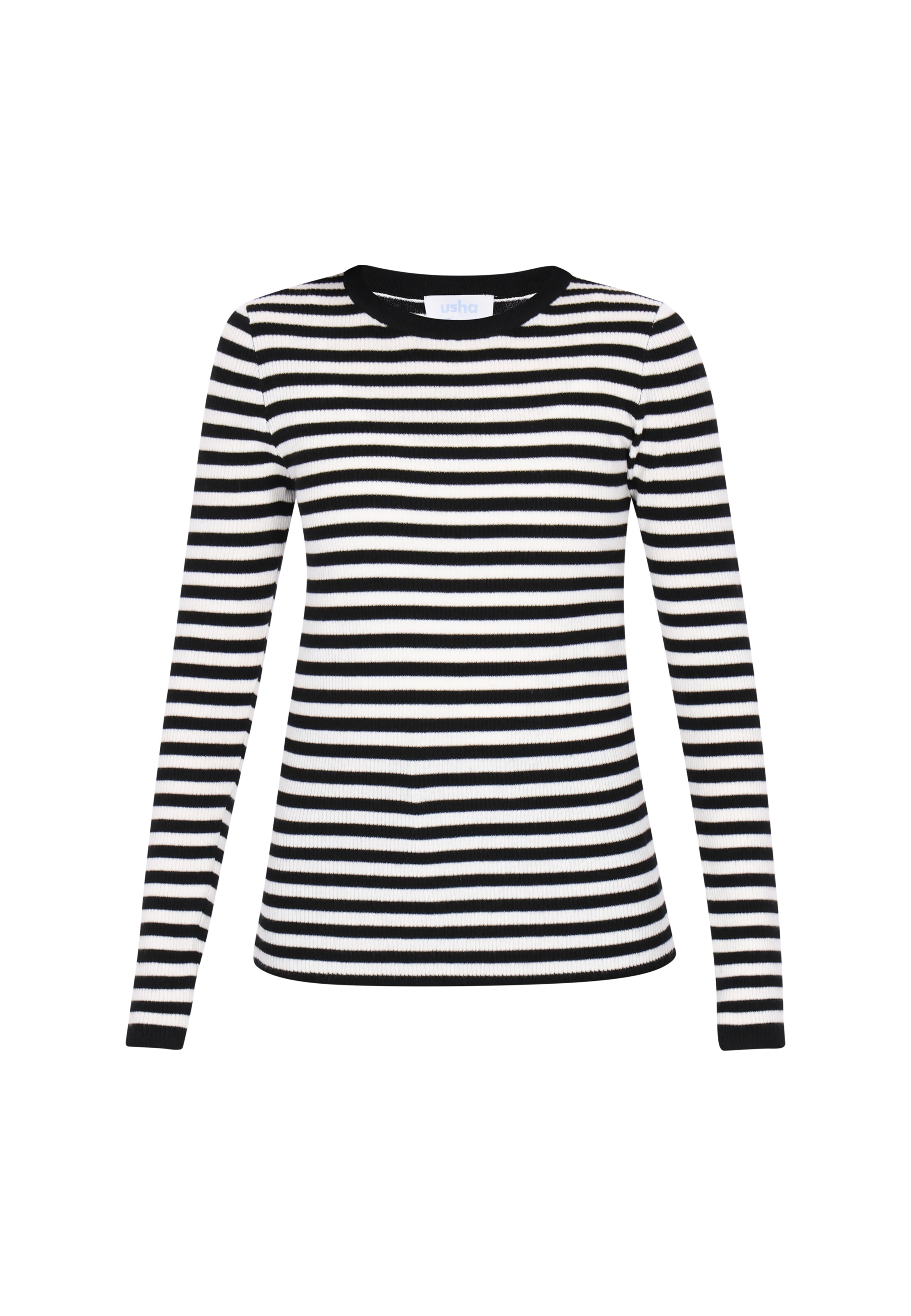 usha BLUE LABEL Pullover in Schwarz: Vorderseite