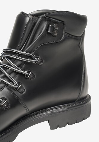 Henry Stevens Lace-Up Boots 'Barkley' in Black